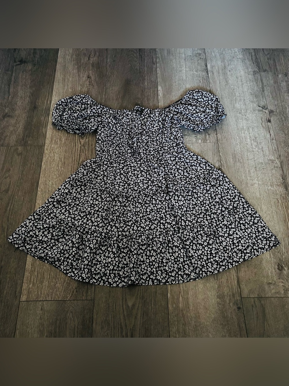 HESPERUS Floral Off-the-Shoulder Cottage Mini Dress Size Large